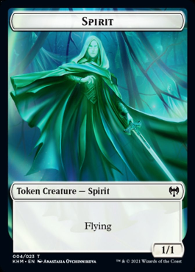 Spirit Token [Kaldheim Tokens] | Golgari Games