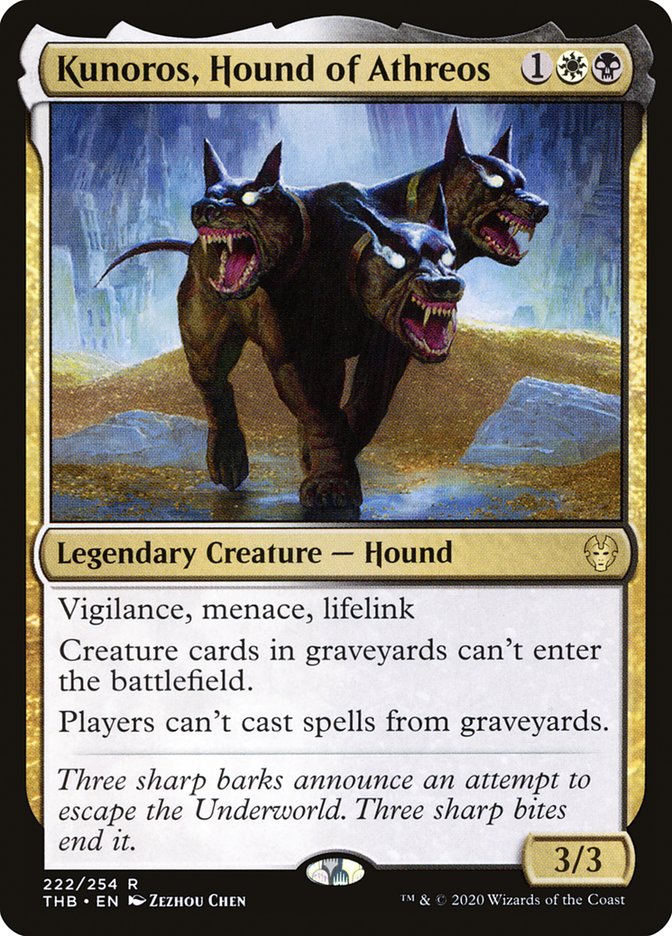 Kunoros, Hound of Athreos [Theros Beyond Death] | Local Legends