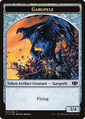 Gargoyle // Elf Warrior Double-sided Token [Commander 2014 Tokens] | Golgari Games