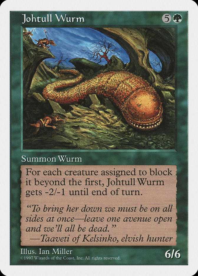 Johtull Wurm [Fifth Edition] | Golgari Games