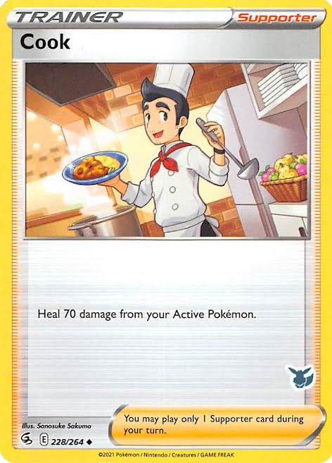 Cook (228/264) (Eevee Deck) [Battle Academy 2022] | Local Legends