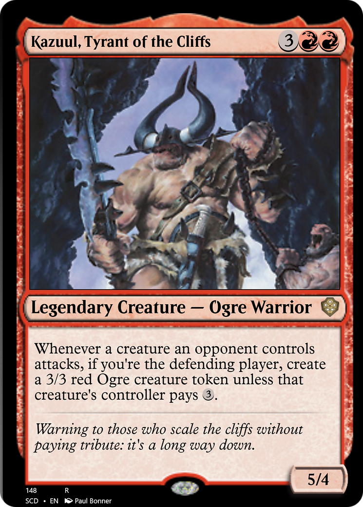 Kazuul, Tyrant of the Cliffs [Starter Commander Decks] | Local Legends