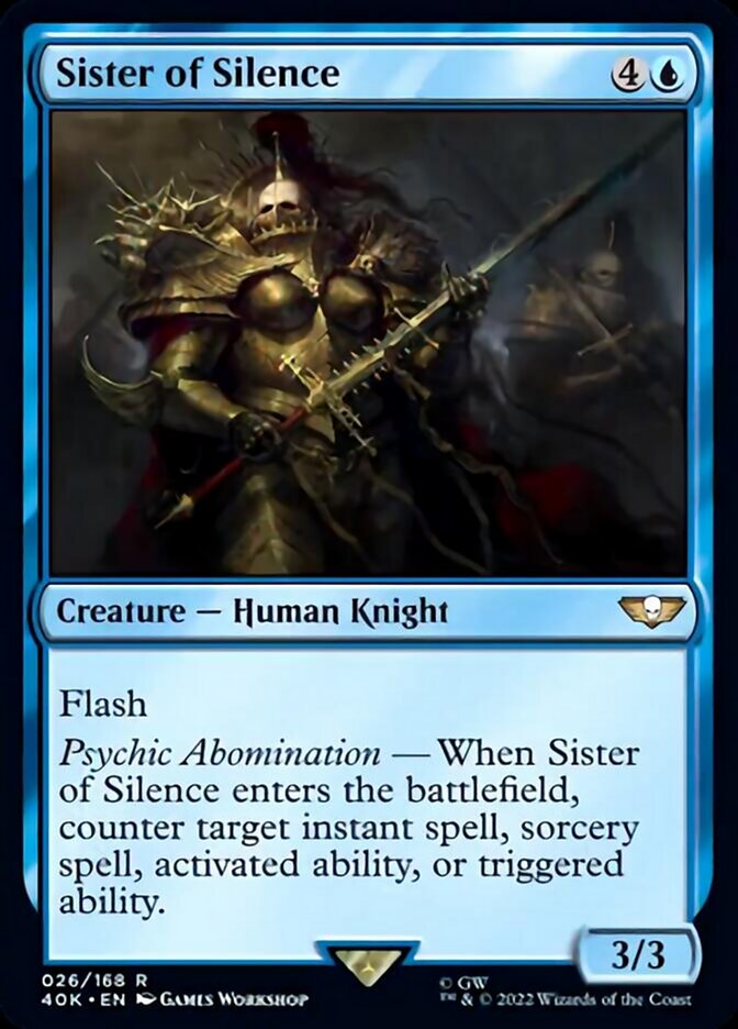 Sister of Silence (Surge Foil) [Universes Beyond: Warhammer 40,000] | Local Legends
