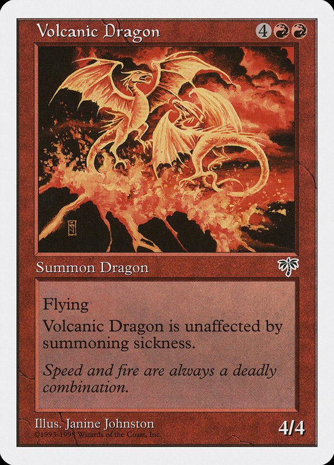 Volcanic Dragon [Anthologies] | Golgari Games