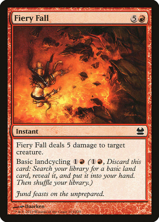 Fiery Fall [Modern Masters] | Local Legends