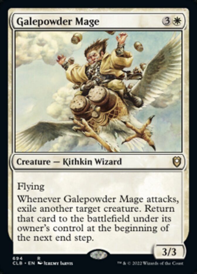 Galepowder Mage [Commander Legends: Battle for Baldur's Gate] | Local Legends