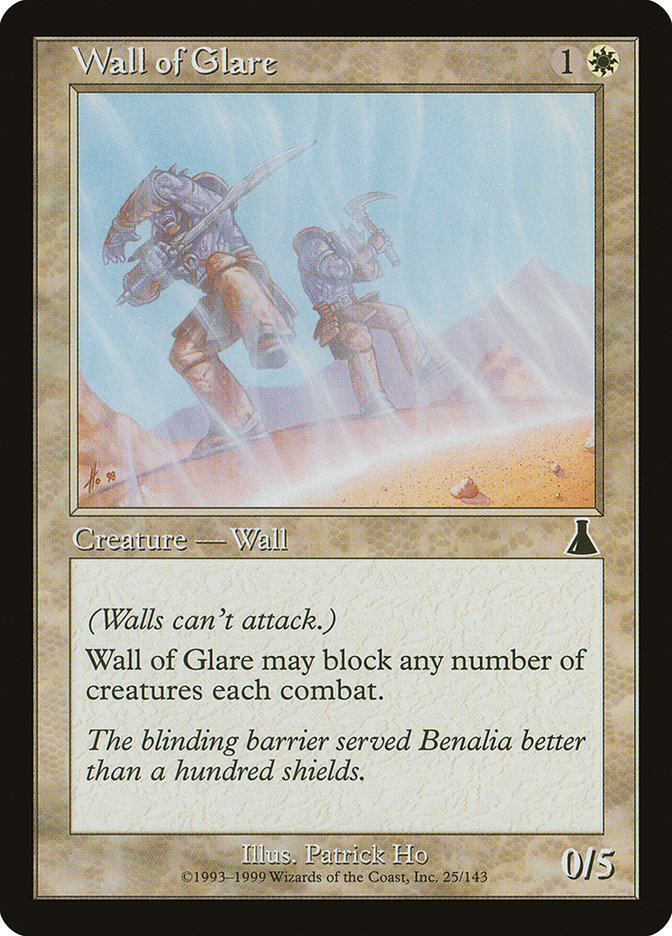 Wall of Glare [Urza's Destiny] | Local Legends
