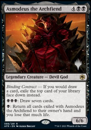 Asmodeus the Archfiend (Promo Pack) [Dungeons & Dragons: Adventures in the Forgotten Realms Promos] | Golgari Games