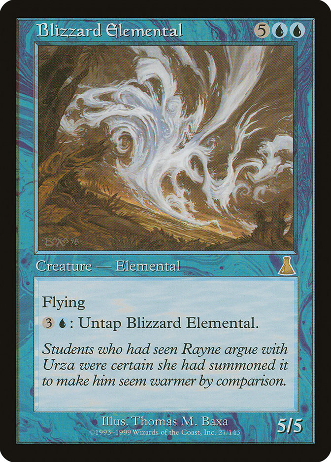 Blizzard Elemental [Urza's Destiny] | Golgari Games