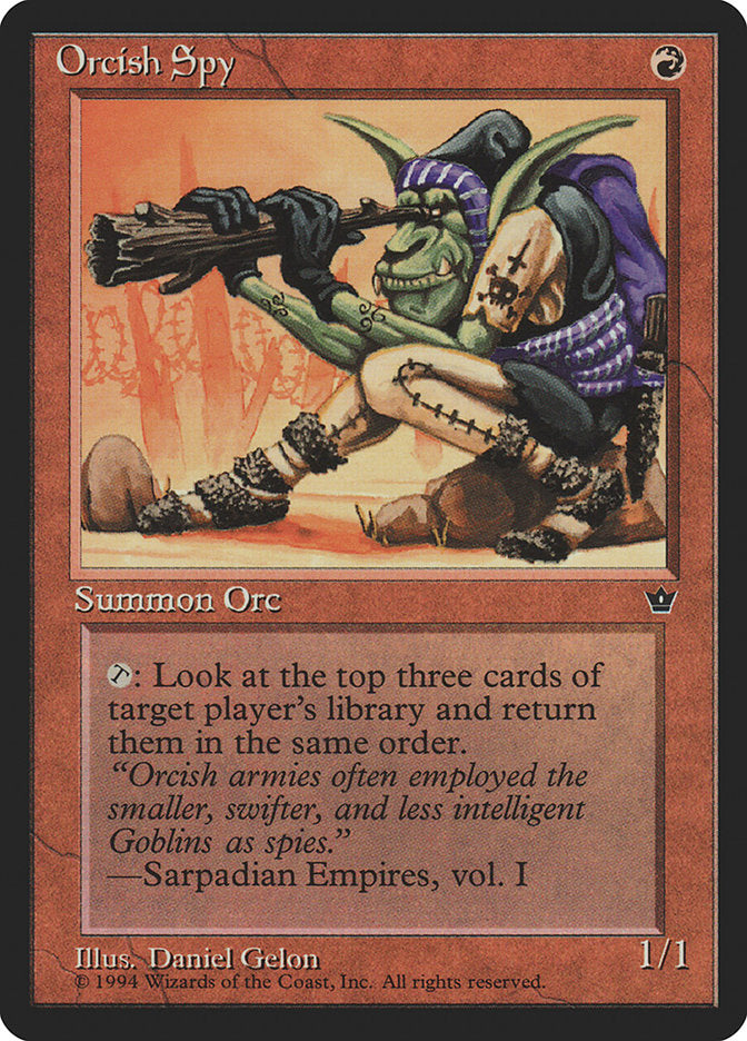 Orcish Spy (Daniel Gelon) [Fallen Empires] | Local Legends