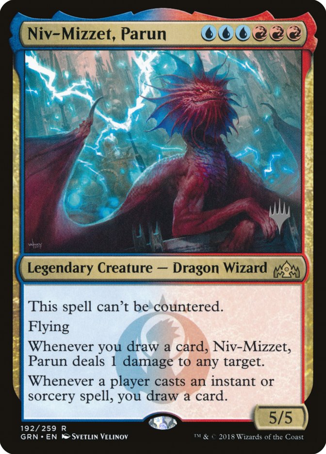 Niv-Mizzet, Parun (Promo Pack) [Guilds of Ravnica Promos] | Local Legends