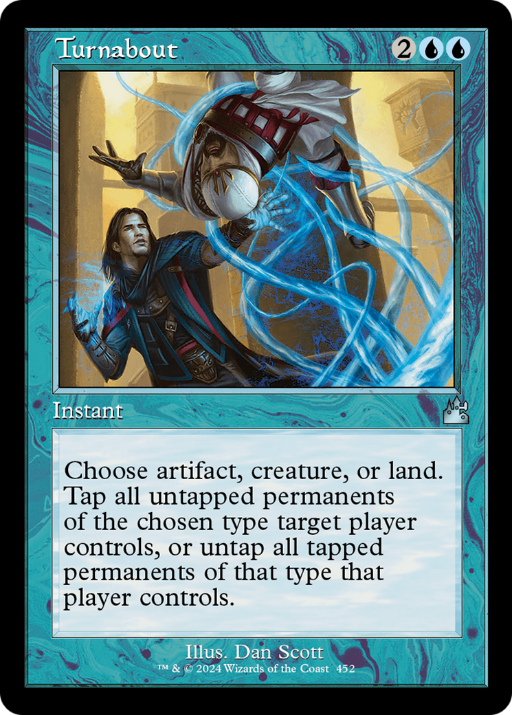 Turnabout (Retro Frame) [Ravnica Remastered] | Local Legends