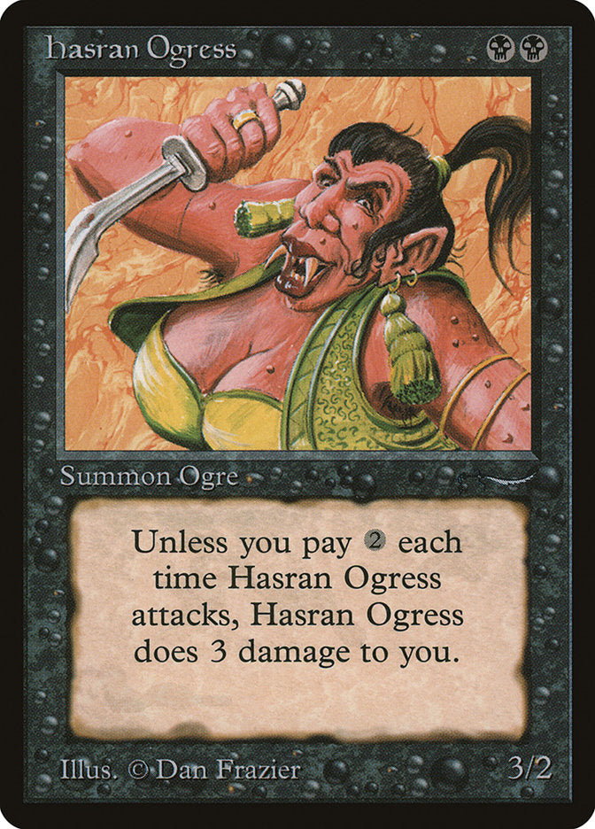 Hasran Ogress (Dark Mana Cost) [Arabian Nights] | Local Legends