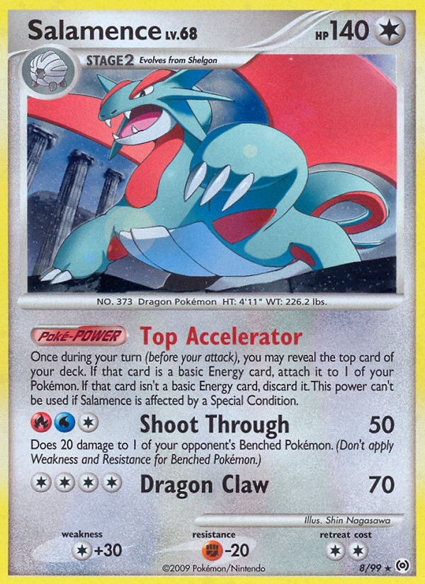 Salamence (8/99) [Platinum: Arceus] | Golgari Games