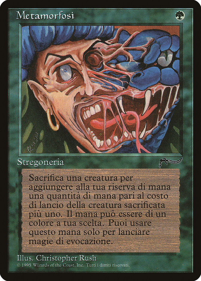 Metamorphosis (Italian) - "Metamorfosi" [Rinascimento] | Golgari Games