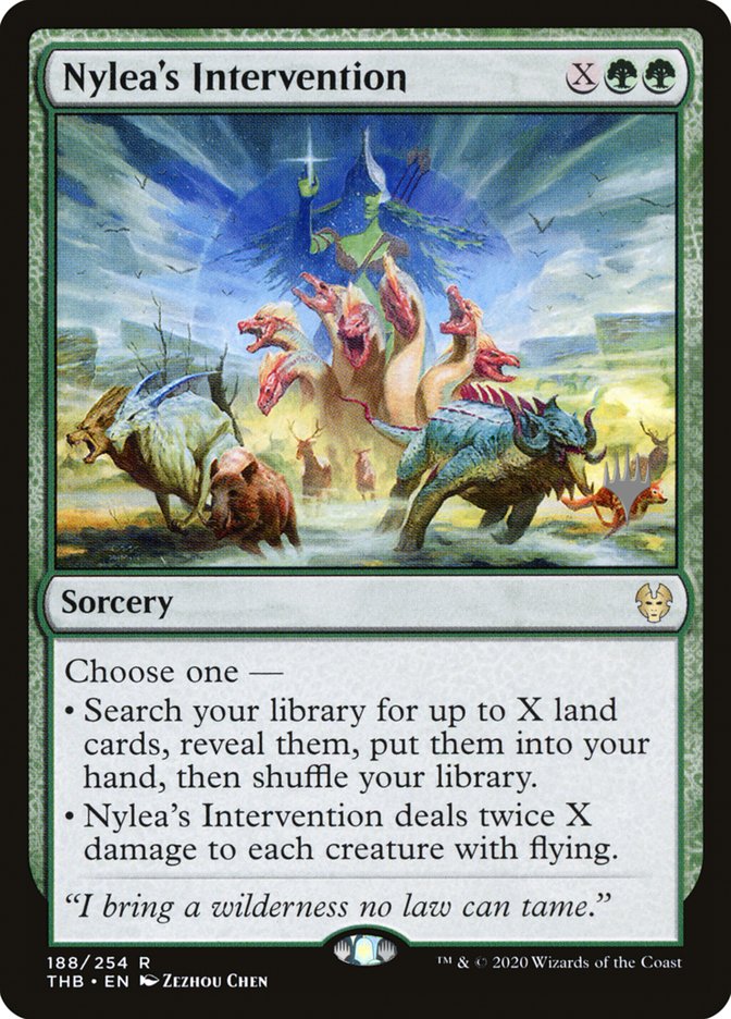 Nylea's Intervention (Promo Pack) [Theros Beyond Death Promos] | Local Legends