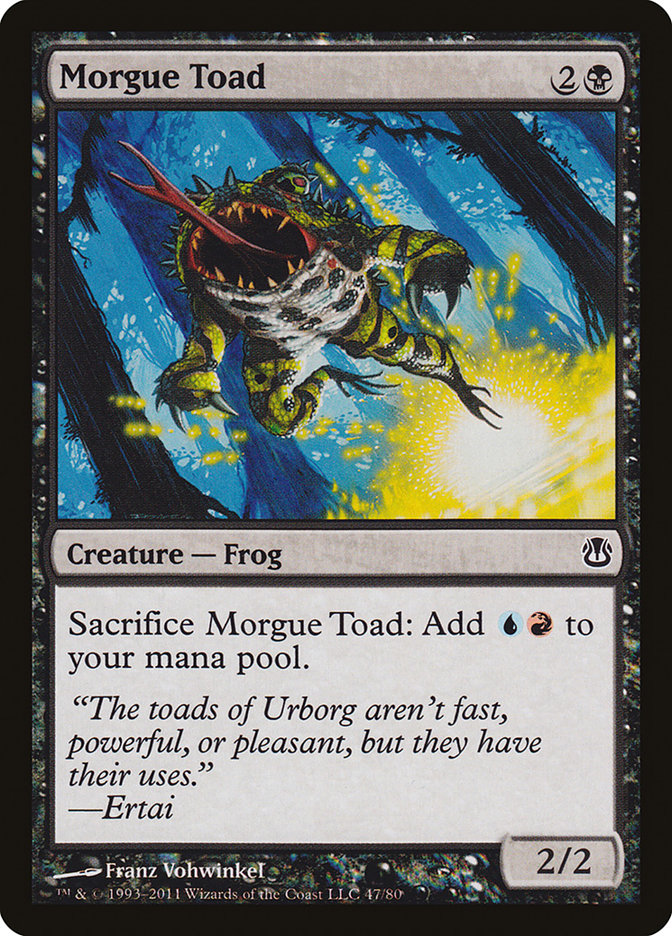 Morgue Toad [Duel Decks: Ajani vs. Nicol Bolas] | Golgari Games