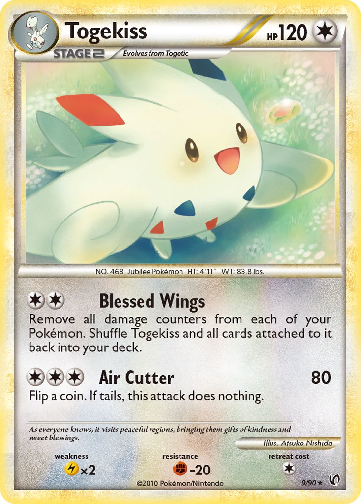 Togekiss (9/90) (Theme Deck Exclusive) [HeartGold & SoulSilver: Undaunted] | Golgari Games