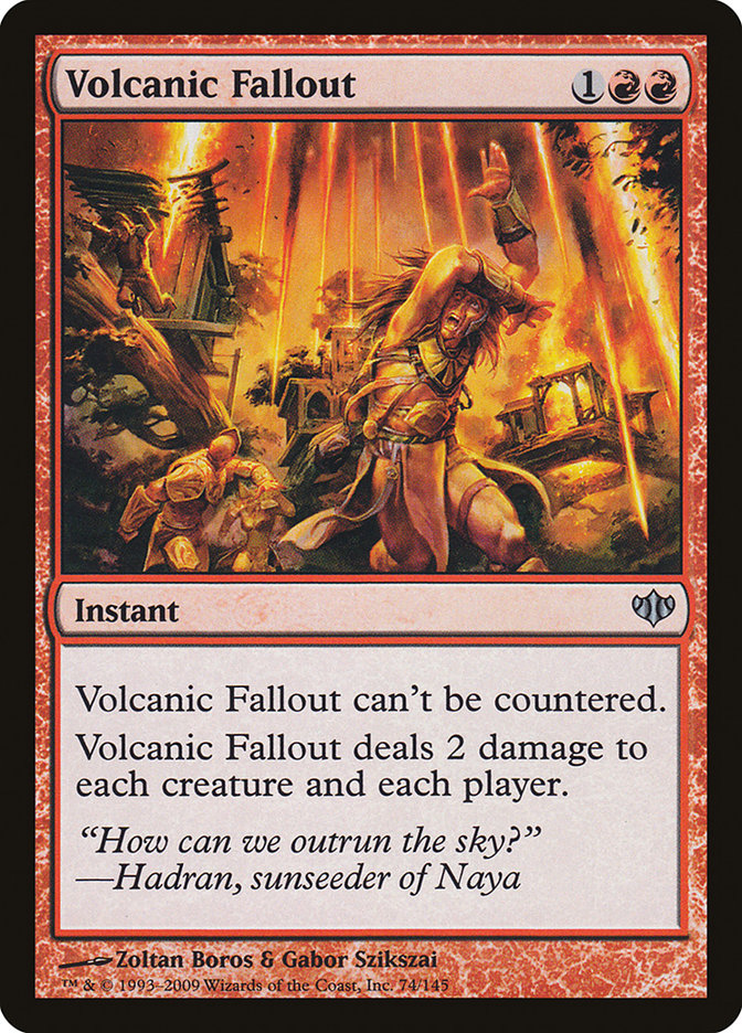 Volcanic Fallout [Conflux] | Golgari Games