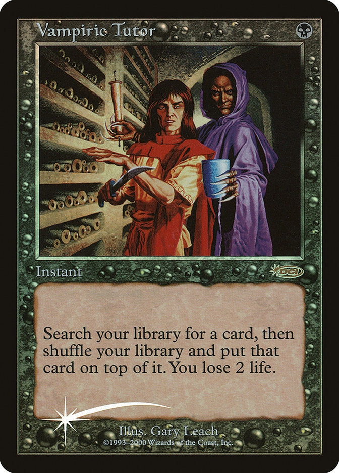 Vampiric Tutor [Judge Gift Cards 2000] | Local Legends