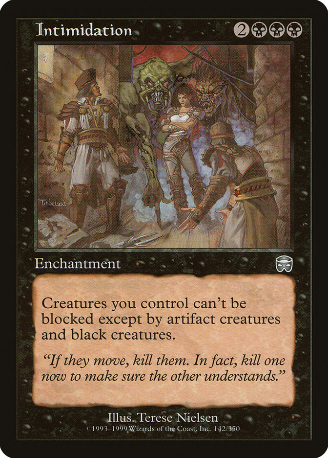 Intimidation [Mercadian Masques] | Local Legends