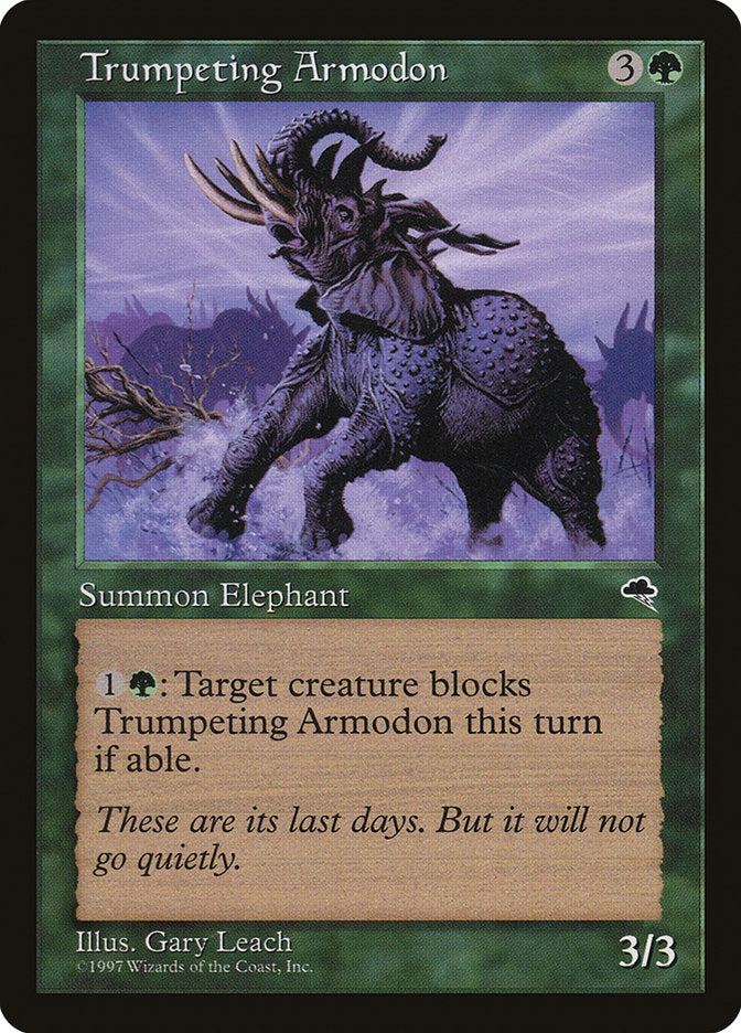 Trumpeting Armodon [Tempest] | Local Legends
