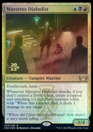 Maestros Diabolist [Streets of New Capenna Prerelease Promos] | Local Legends
