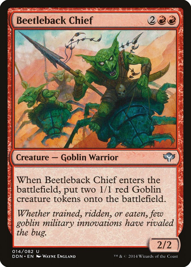 Beetleback Chief [Duel Decks: Speed vs. Cunning] | Golgari Games