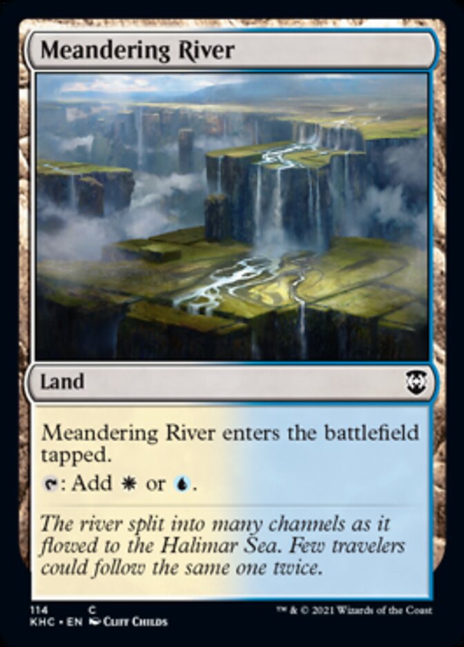 Meandering River [Kaldheim Commander] | Golgari Games