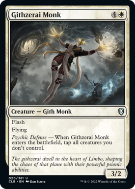 Githzerai Monk [Commander Legends: Battle for Baldur's Gate] | Golgari Games