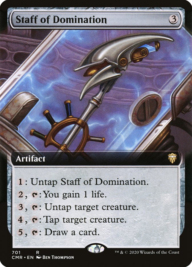 Staff of Domination (Extended Art) [Commander Legends] | Local Legends