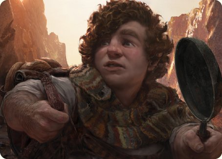 Sam, Loyal Attendant Art Card [The Lord of the Rings: Tales of Middle-earth Art Series] | Golgari Games