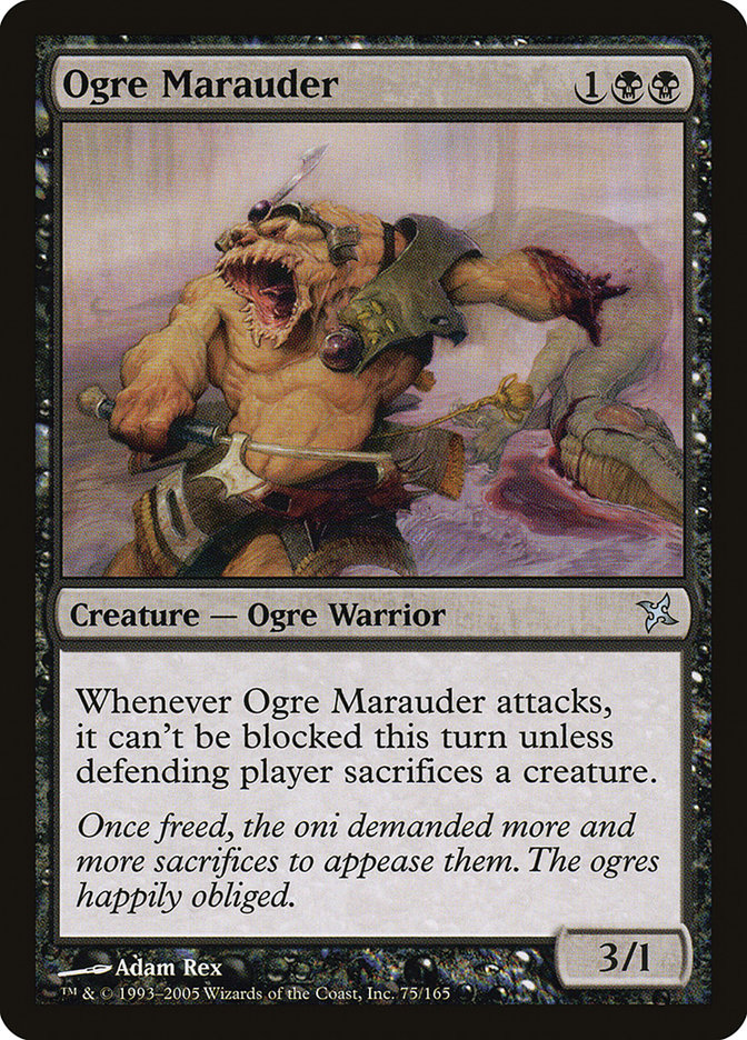 Ogre Marauder [Betrayers of Kamigawa] | Golgari Games