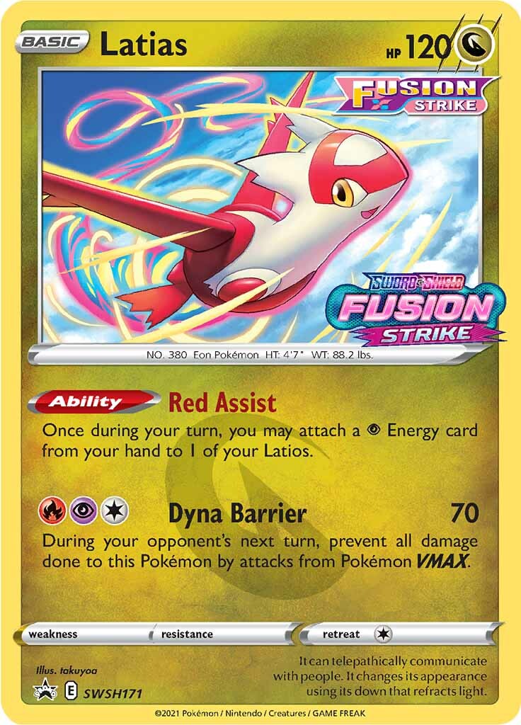 Latias (SWSH171) (Prerelease Promo) [Sword & Shield: Black Star Promos] | Local Legends