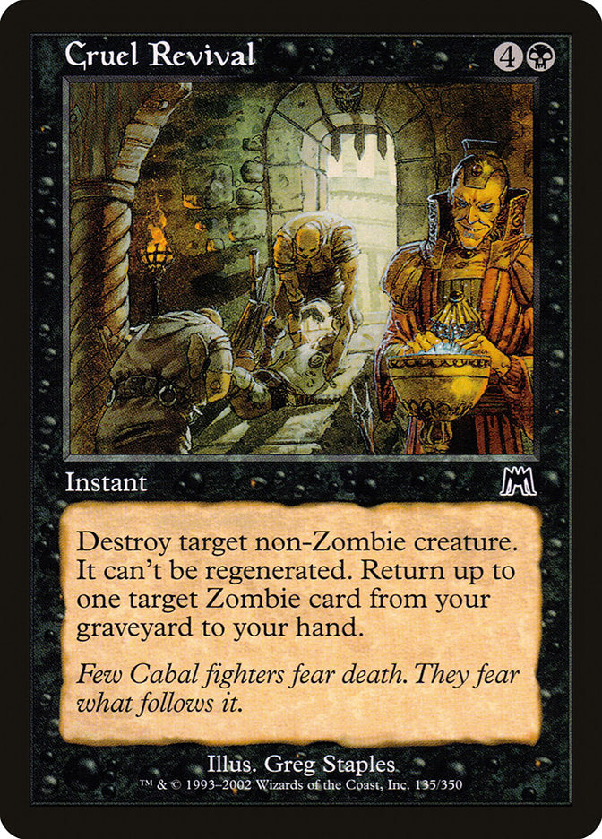 Cruel Revival [Onslaught] | Golgari Games