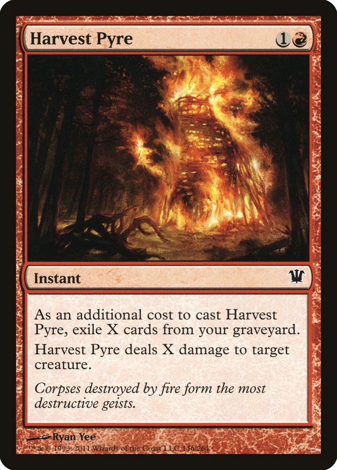 Harvest Pyre [Innistrad] | Golgari Games