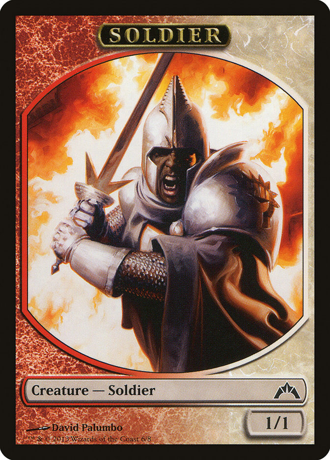 Soldier Token [Gatecrash Tokens] | Golgari Games