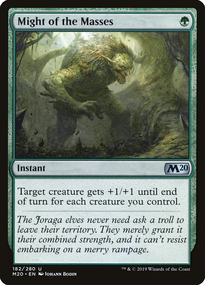 Might of the Masses [Core Set 2020] | Local Legends