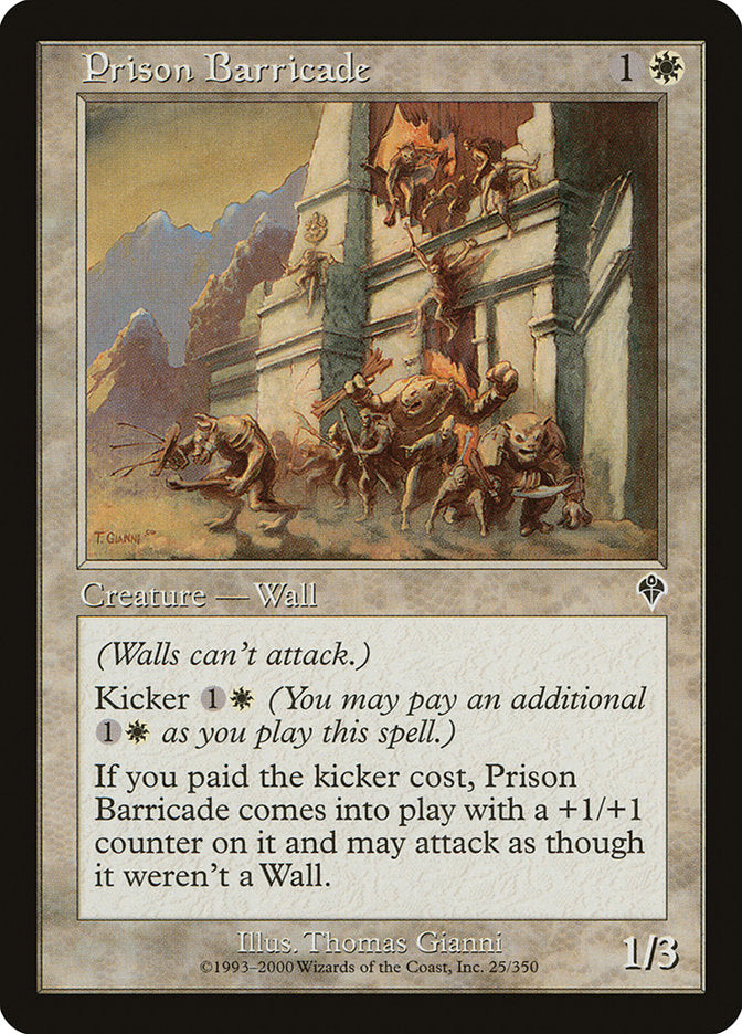 Prison Barricade [Invasion] | Local Legends