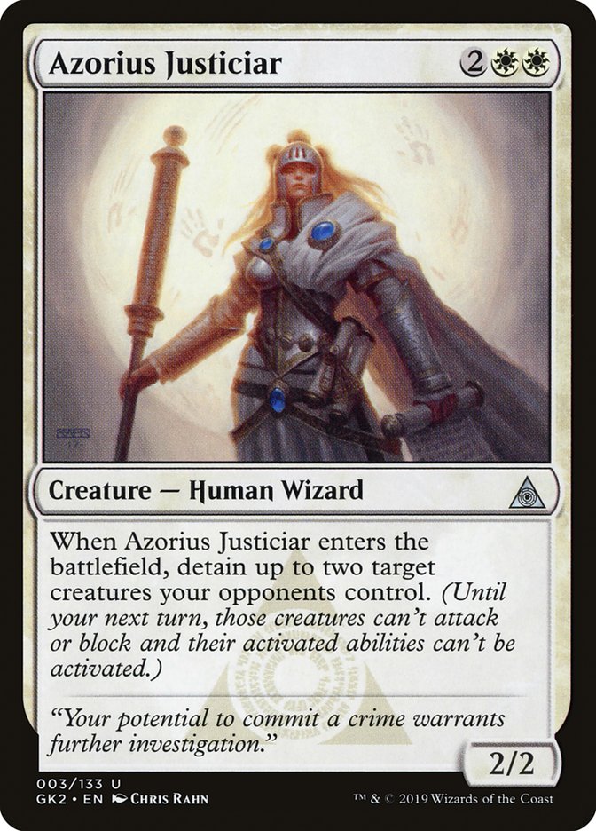 Azorius Justiciar [Ravnica Allegiance Guild Kit] | Local Legends