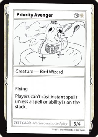 Priority Avenger (2021 Edition) [Mystery Booster Playtest Cards] | Golgari Games