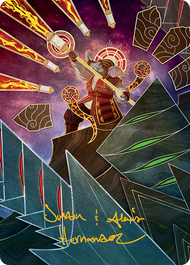 Quintorius, Loremaster Art Card (63) (Gold-Stamped Signature) [March of the Machine Art Series] | Local Legends