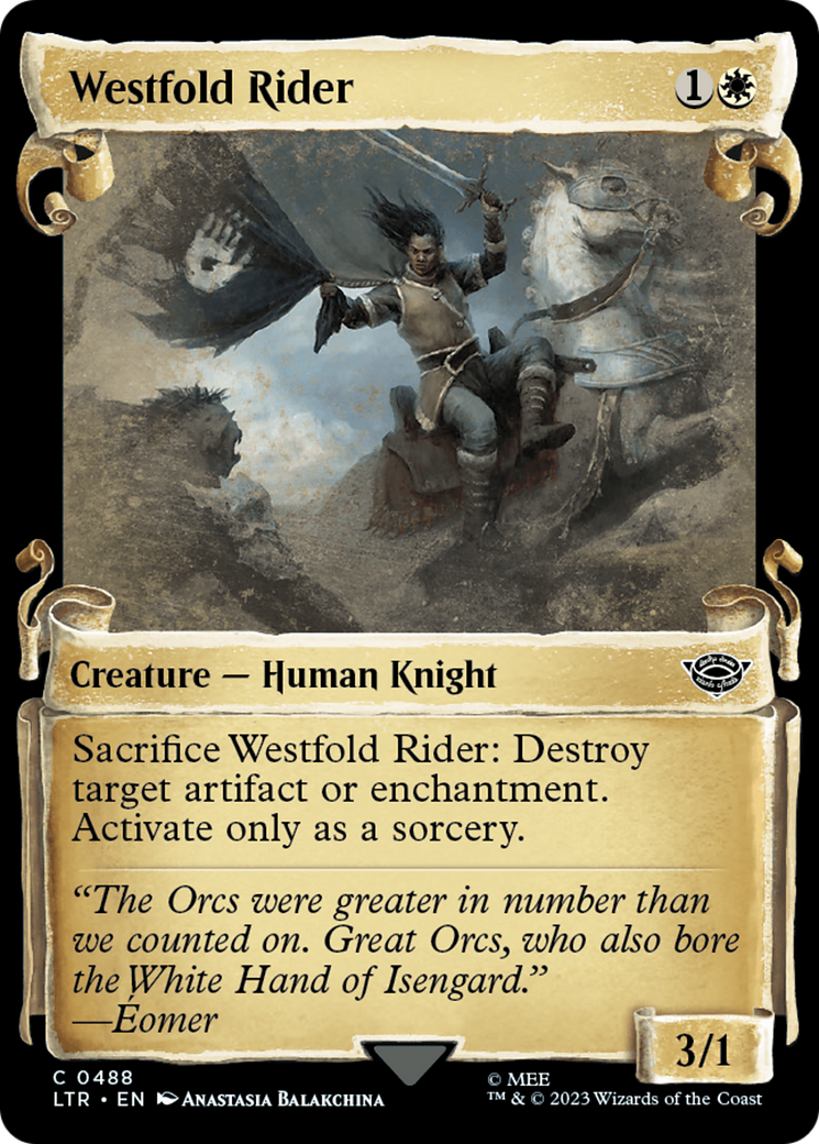 Westfold Rider [The Lord of the Rings: Tales of Middle-Earth Showcase Scrolls] | Local Legends