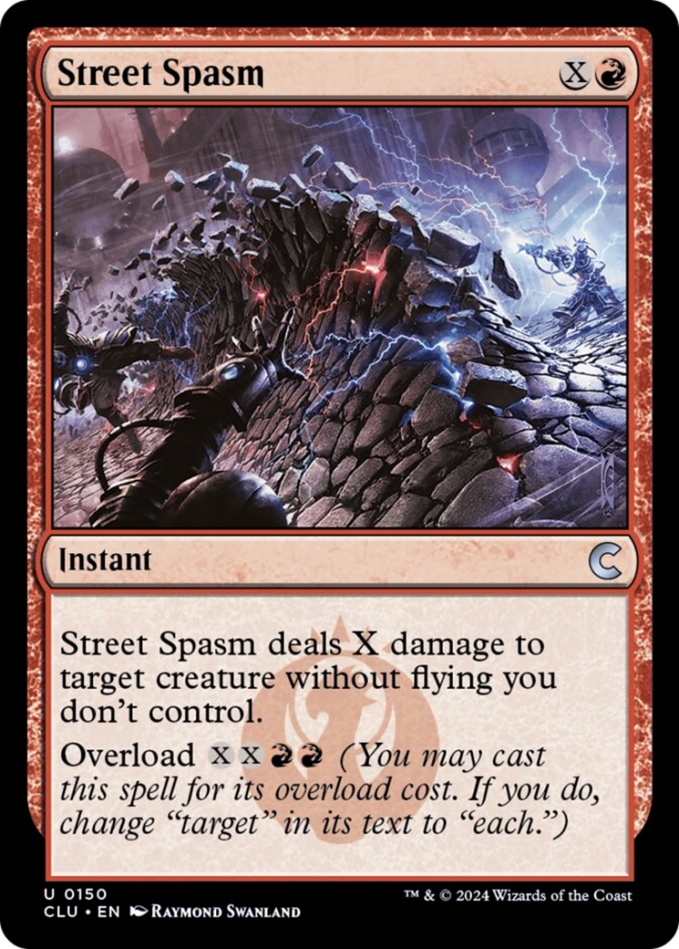Street Spasm [Ravnica: Clue Edition] | Local Legends