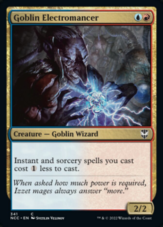 Goblin Electromancer [Streets of New Capenna Commander] | Golgari Games