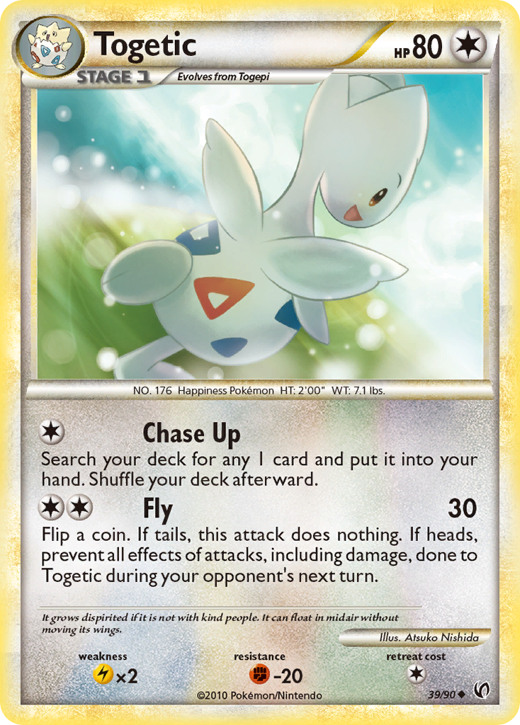 Togetic (39/90) [HeartGold & SoulSilver: Undaunted] | Golgari Games