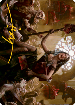 Gisa, Glorious Resurrector Art Card (Gold-Stamped Signature) [Innistrad: Midnight Hunt Art Series] | Local Legends