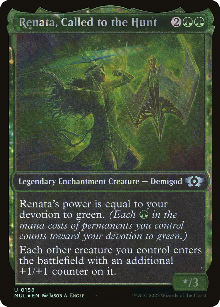 Renata, Called to the Hunt (Halo Foil) [Multiverse Legends] | Golgari Games