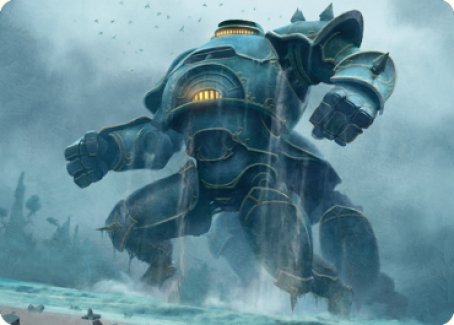 Depth Charge Colossus Art Card [The Brothers' War Art Series] | Golgari Games