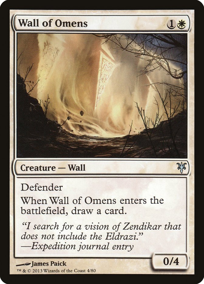 Wall of Omens [Duel Decks: Sorin vs. Tibalt] | Local Legends